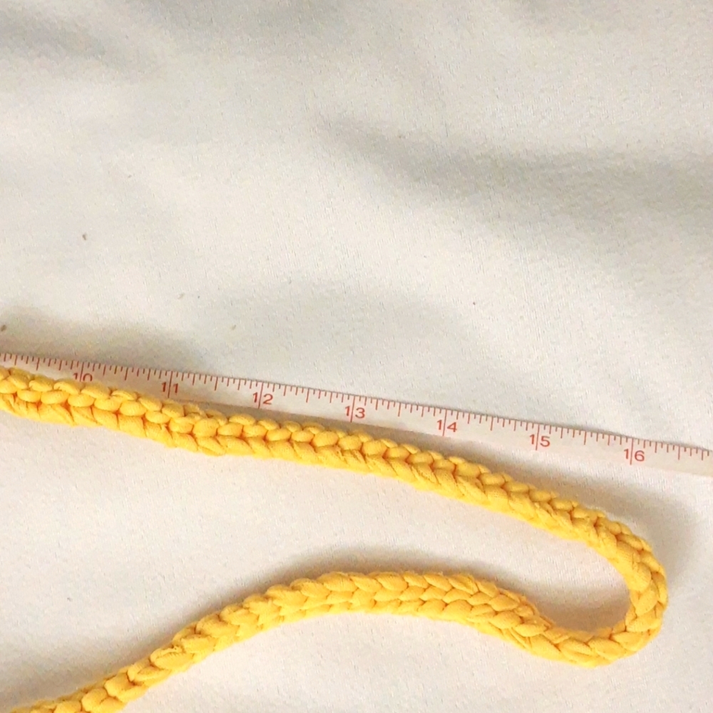 Hernando Josa Candy Crochet Knit Mini Shoulder Bag, Yellow RARE NEW - Picture 15 of 17